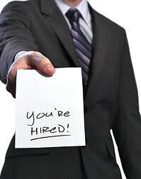 you're hired new job placement