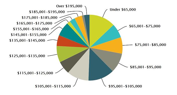 Sales Engineer Salary Pie Chart 