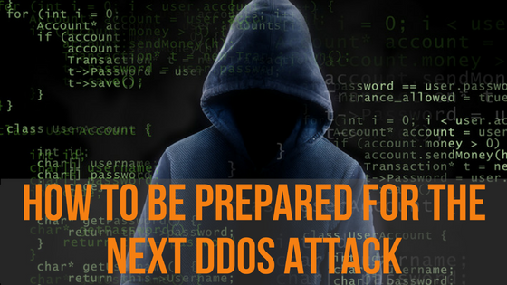 How to be prepared for a DDOS Attack