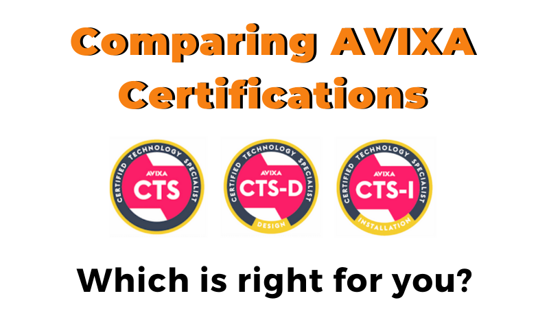 Weighing the Importance of the AVIXA CTS Certifications